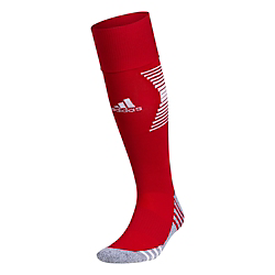 adidas BRSC Team Speed III Sock - Red BRSC 2022-2024 Small (1Y-4Y) Red/White - Third Coast Soccer