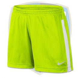 Nike Academy Knit Short Shorts Volt/White Mens XSmall - Third Coast Soccer