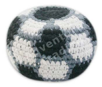 Adventure Soccer Ball Footbag Player Accessories Black/White/Grey - Third Coast Soccer