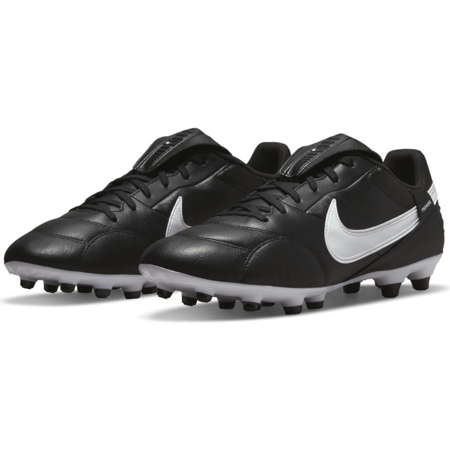 Nike Premier 3 FG - Black/White Mens Footwear   - Third Coast Soccer