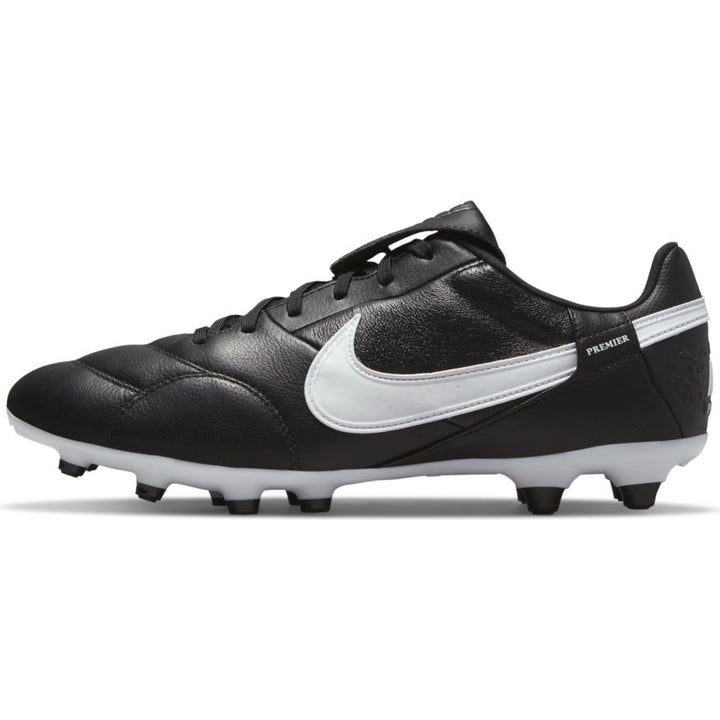 Nike Premier 3 FG - Black/White Mens Footwear   - Third Coast Soccer