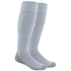 adidas Team Speed II Sock - Grey/White Socks Grey/White Small - Third Coast Soccer