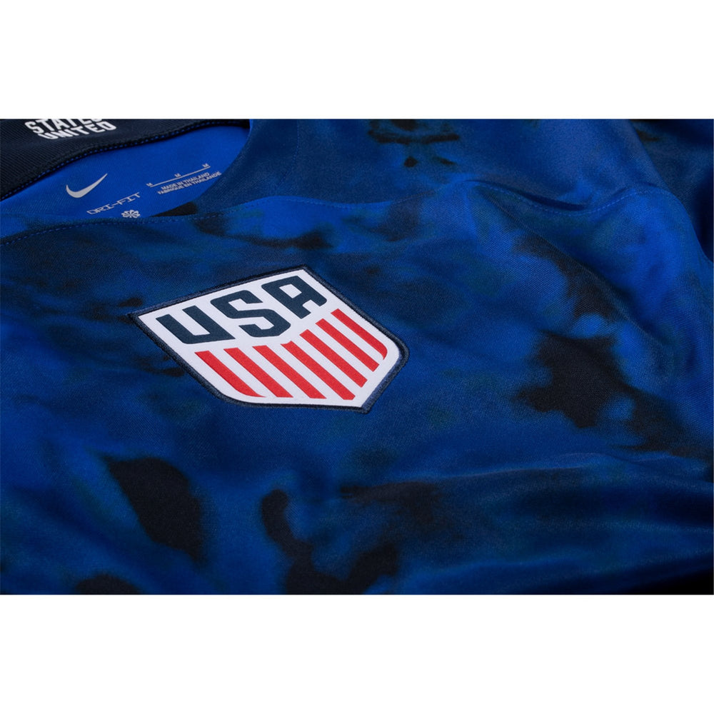Nike USMNT Womens Away Jersey 2022 International Replica Closeout Womens Small Bright Blue/White - Third Coast Soccer