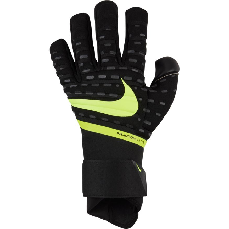 Nike Phantom Elite Goalkeeper Glove -  Black/Volt Gloves Black/Black/Volt 11 - Third Coast Soccer