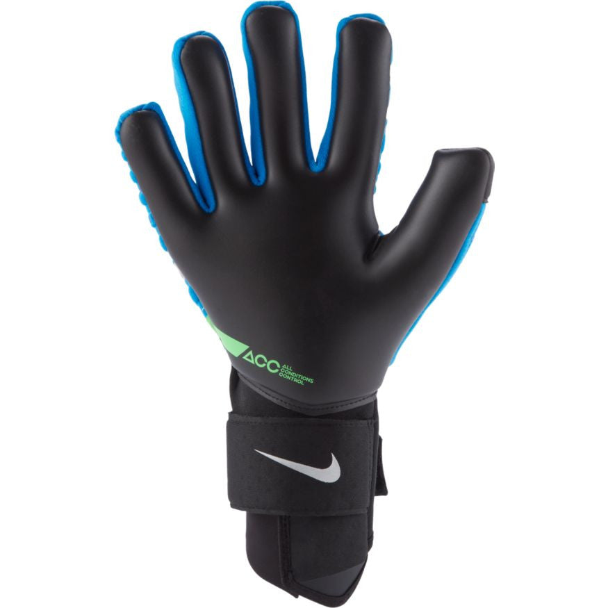 Nike Phantom Elite Goalkeeper Glove - Blue/Black/Silver Gloves   - Third Coast Soccer