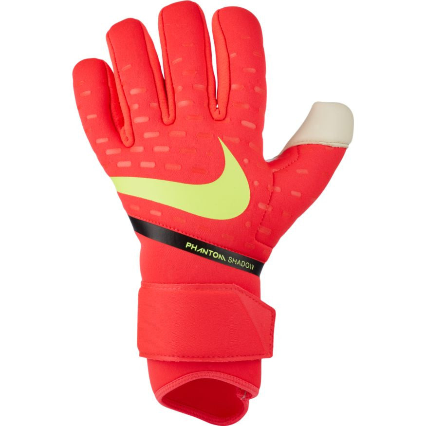 Nike Phantom Shadow Goalkeeper Glove - Crimson/White/Volt Gloves Bright Crimson/White/Volt 10 - Third Coast Soccer