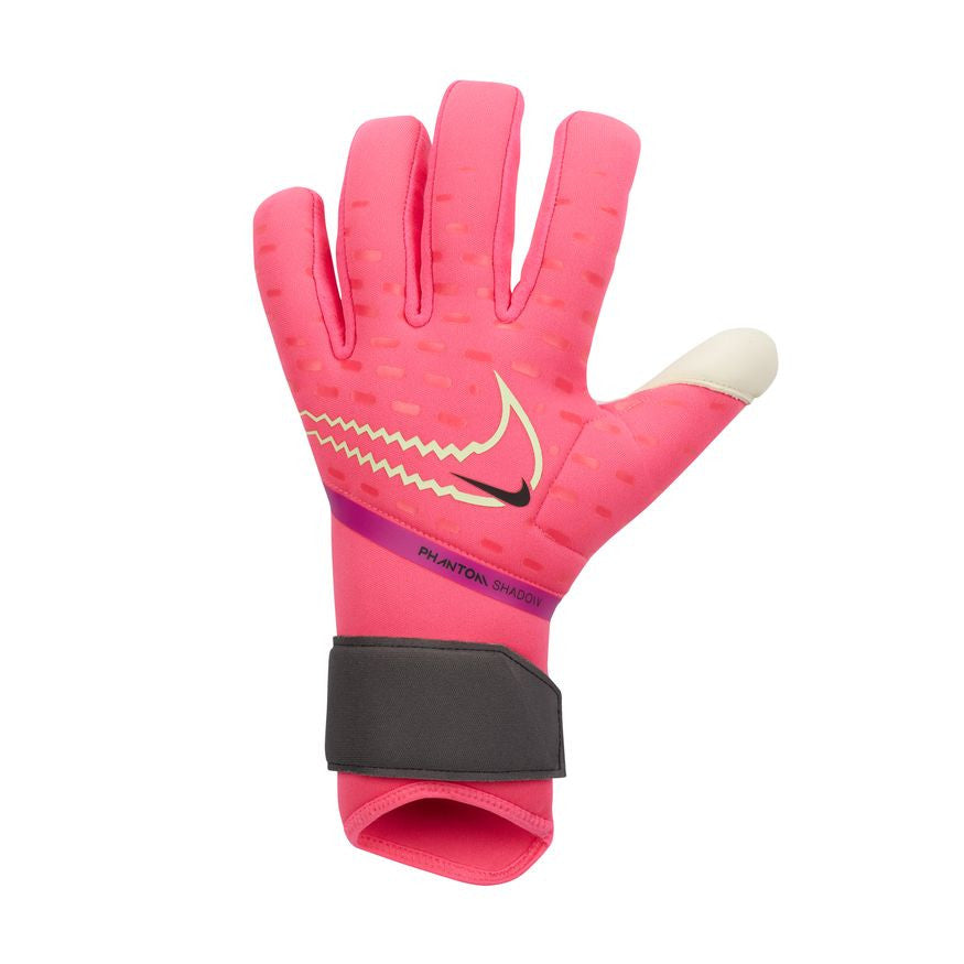 Nike Phantom Shadow Goalkeeper Glove - Hyper Pink/Iron Grey Gloves Hyper Pink/Iron Grey/Volt 12 - Third Coast Soccer
