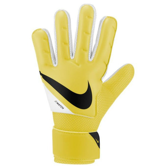 Nike Junior Goalkeeper Match Glove - Yellow Strike/White/Black Gloves Yellow Strike/White/Black 7 - Third Coast Soccer