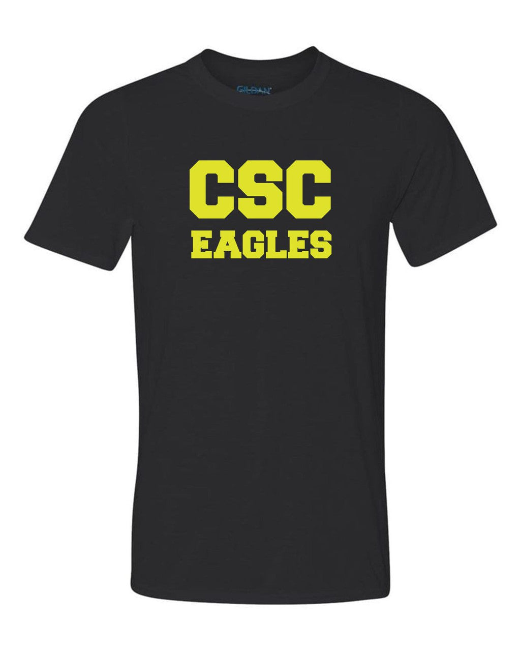 CSC Eagles Short-Sleeve T-Shirt CSC Spiritwear Black Mens Small - Third Coast Soccer