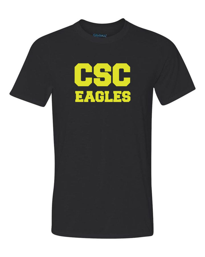 CSC Eagles Short-Sleeve T-Shirt CSC Spiritwear Black Mens Small - Third Coast Soccer