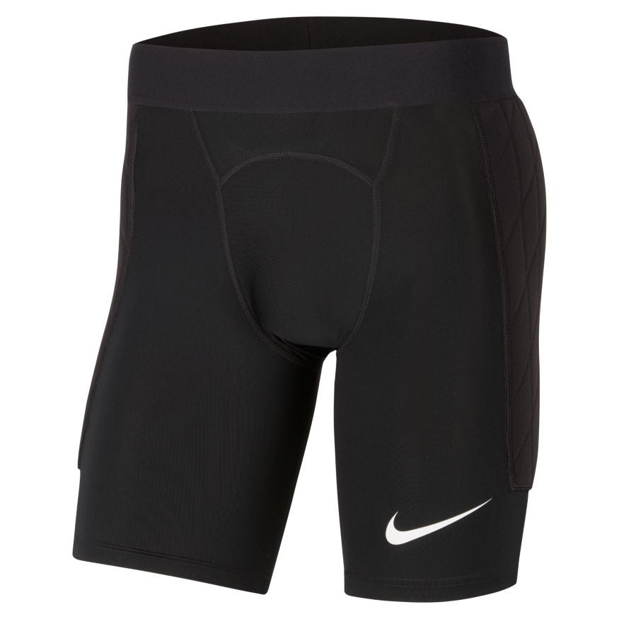 Nike Women's Gardien 1 Goalkeeper Padded Short - Black Goalkeeper Black/White Womens XSmall - Third Coast Soccer