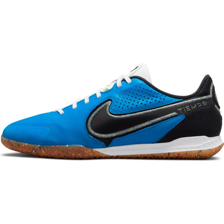 Nike React Tiempo Legend 9 Pro IC - Photo Blue/Black/Lime Glow Men's Footwear Closeout Lt Photo Blue/Black/Lime Glow Mens 7 - Third Coast Soccer