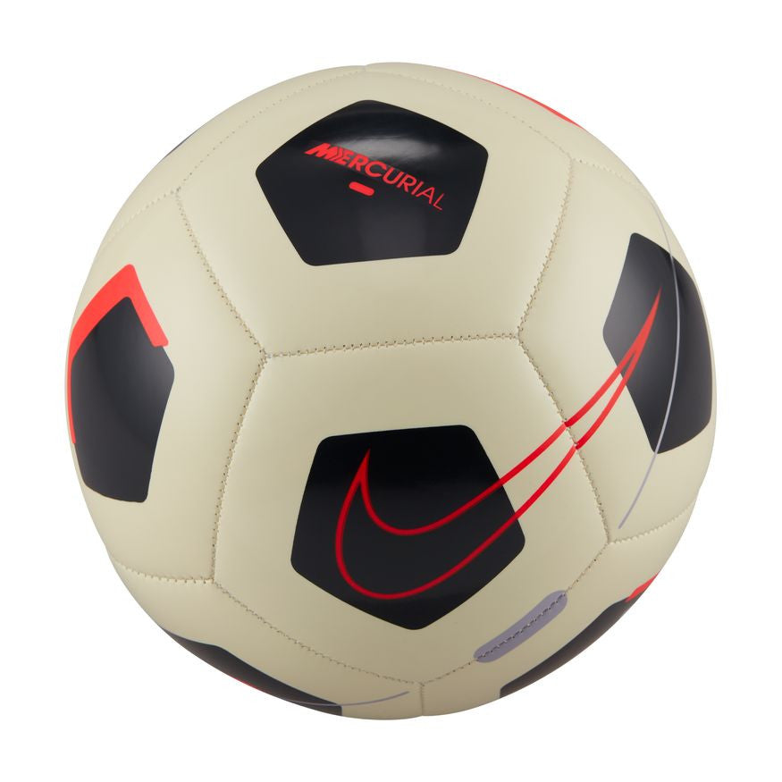 Nike Mercurial Fade Ball - Coconut Milk/Off Noir/Bright Crimson Balls   - Third Coast Soccer