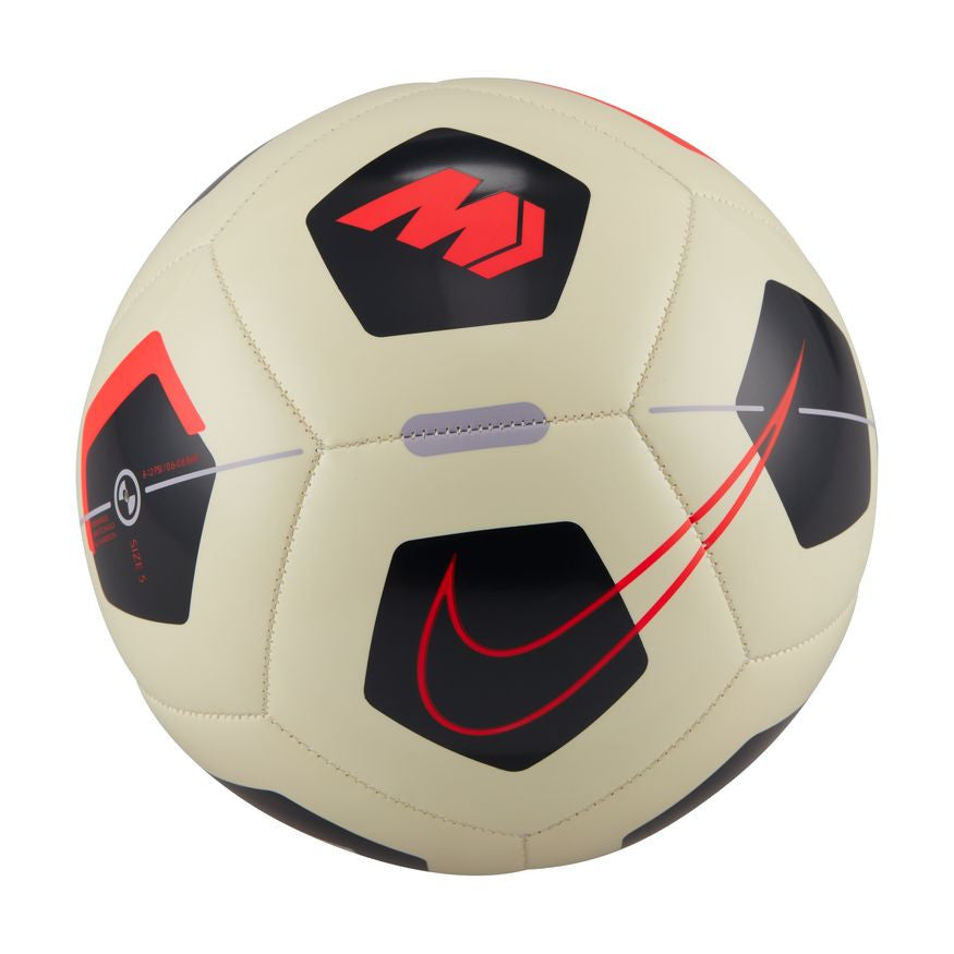 Nike Mercurial Fade Ball - Coconut Milk/Off Noir/Bright Crimson Balls   - Third Coast Soccer