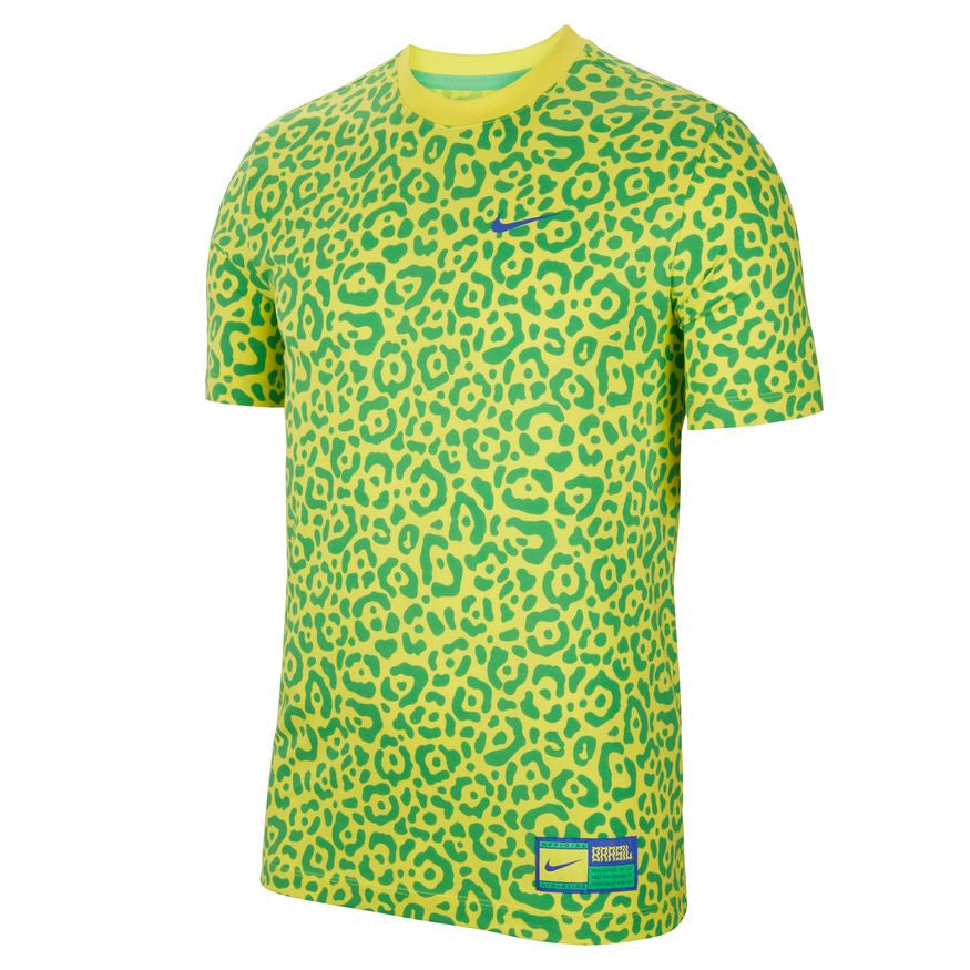 Nike Brazil Ignite Tee - Dynamic Yellow/Green Spark International Replica Dynamic Yellow/Green Spark Mens Small - Third Coast Soccer