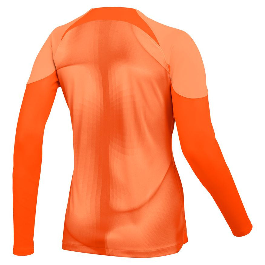 Nike Dri-Fit Adv Women's Gardien 4 LS Goalkeeper Jersey - Safety Orange/Orange Trance Goalkeeper Safety Orange/Orange Trance/Bl Womens Medium - Third Coast Soccer