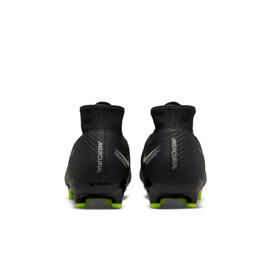 Nike Zoom Mercurial Superfly 9 Academy FG - Black/Smoke Grey/White/Volt Men's Footwear Closeout   - Third Coast Soccer