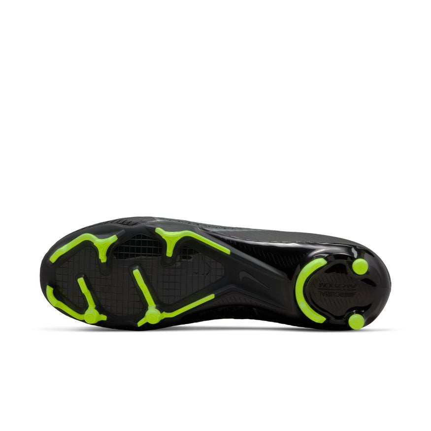 Nike Zoom Mercurial Superfly 9 Academy FG - Black/Smoke Grey/White/Volt Men's Footwear Closeout   - Third Coast Soccer