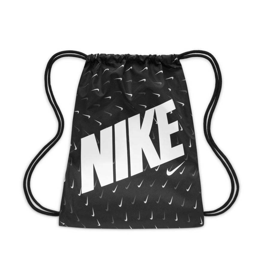 black nike swoosh backpack for kids Nike Drawstring Gymsack Black