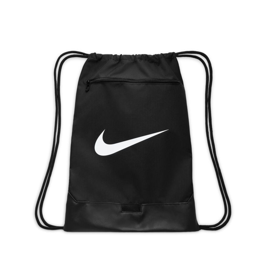 Nike Brasilia 9.5 Gym Sack - Black Bags Black/White  - Third Coast Soccer