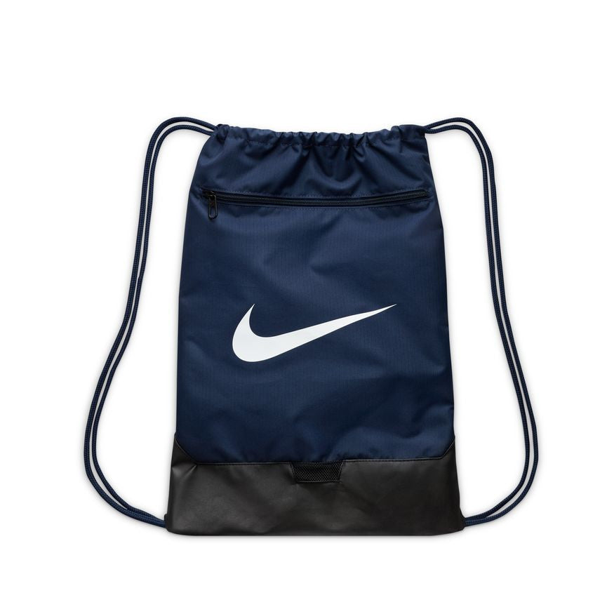 Nike Brasilia 9.5 Gym Sack - Midnight Navy Bags Midnight Navy/Black/White - Third Coast Soccer