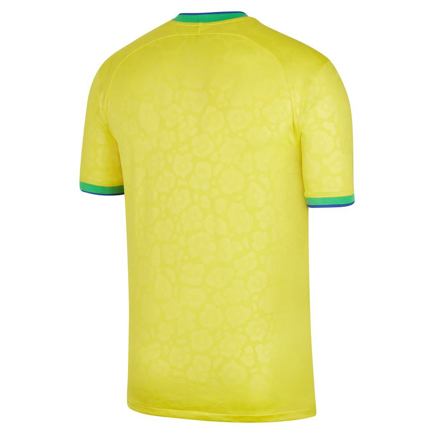 Nike Brazil Home Jersey 2022 International Replica Closeout Dynamic Yellow/Paramount Blue Mens Medium - Third Coast Soccer