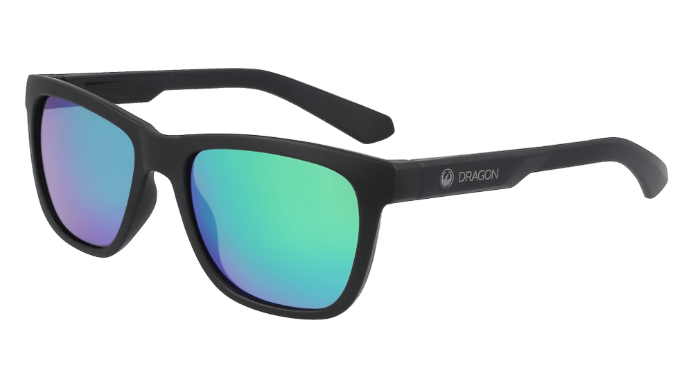 Dragon Bishop LL H20 Polarized Sunglasses - Matte Black H20 Sunglasses Ll Green Ion Polar  - Third Coast Soccer