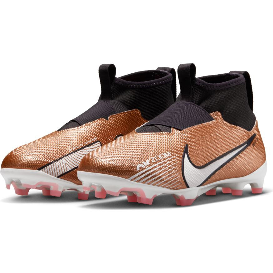 Nike Junior Zoom Mercurial Superfly 9 Pro FG - Metallic Copper Youth Footwear Closeout Metallic Copper Youth 4 - Third Coast Soccer