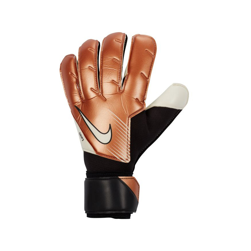 Nike Grip 3 Goalkeeper Gloves Metallic Copper Third Coast Soccer