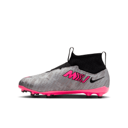 Nike Junior Zoom Mercurial Superfly 9 Pro Xxv FG - Metallic Silver/Hyper Pink Youth Firm Ground Youth 1.5 Metallic Silver/Hyper Pink/Vol - Third Coast Soccer