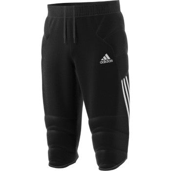 adidas Tierro Goalkeeper 3/4 Pant Goalkeeper Black/White Mens Small - Third Coast Soccer