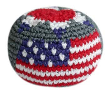 Adventure Trading USA Flag Hacky Sack Player Accessories Each  - Third Coast Soccer