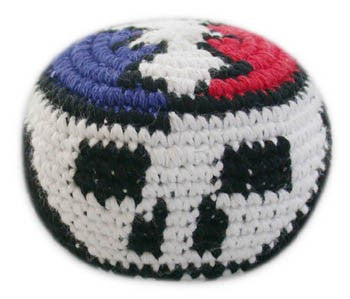 Adventure Trading Dead Skull Hacky Sack Player Accessories Each - Third Coast Soccer