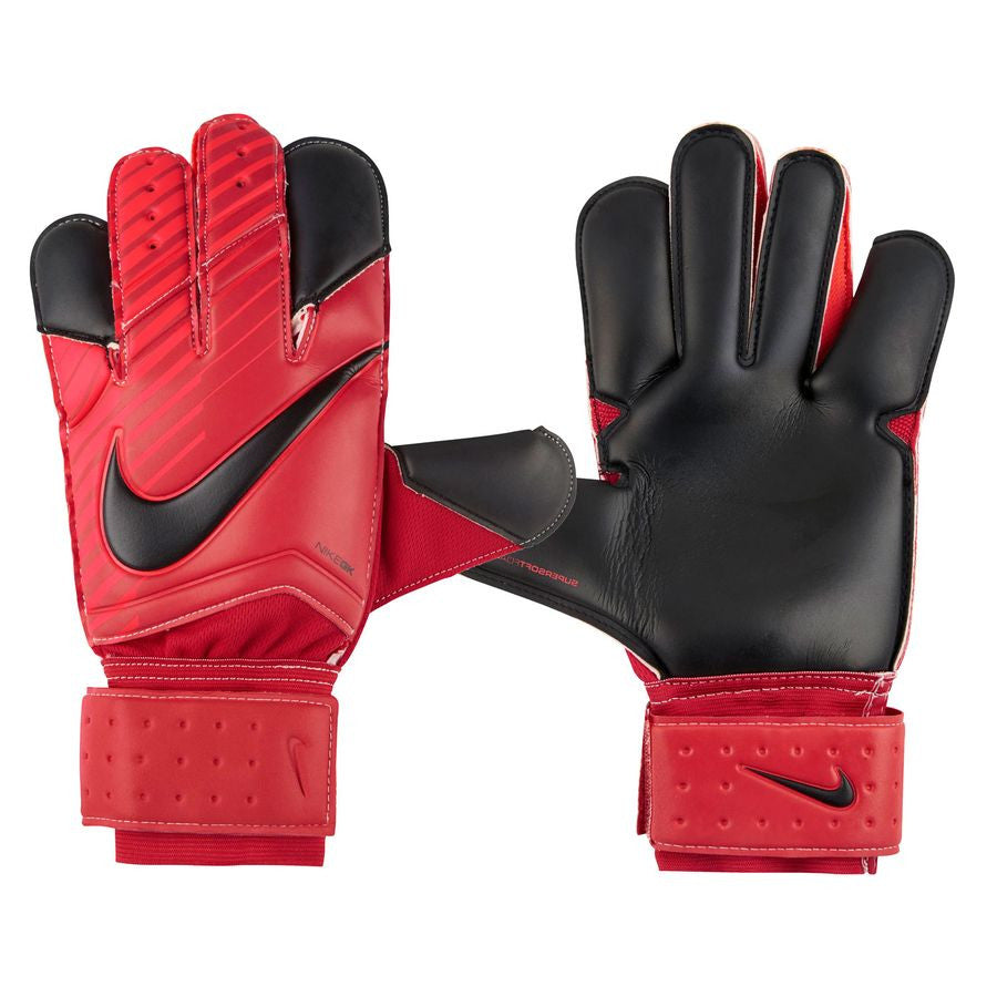 Nike Grip3 Goalkeeper Gloves - Red/Crimson/Black Gloves University Red/Crimson/Black 6 - Third Coast Soccer