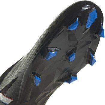 adidas Predator Edge.3 Laceless FG - Black/White/Vivid Red Men's Footwear Closeout   - Third Coast Soccer