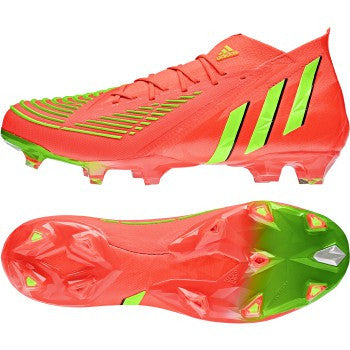adidas Predator Edge.1 FG -Solar Red/Solar Green/Black Men's Footwear Closeout   - Third Coast Soccer