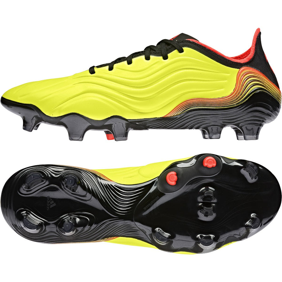 adidas Copa Sense.1 FG - Solar Yellow/Black/Solar Red Men's Footwear Closeout   - Third Coast Soccer