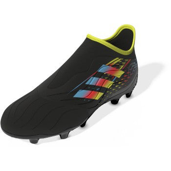 adidas Copa Sense .3 Laceless FG - Core Black/Cyan/Solar Yellow Men's Footwear Closeout Core Black/Bright Cyan/Solar Yellow Mens 6.5 - Third Coast Soccer