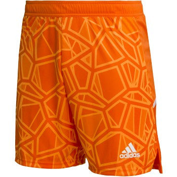 adidas Youth Condivo 22 Goalkeeper Short - Orange Goalkeeper Orange Youth Small - Third Coast Soccer