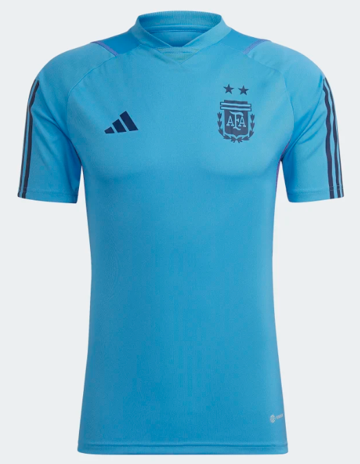 adidas Argentina Training Jersey 2022 International Replica Closeout Pulse Blue Mens Small - Third Coast Soccer