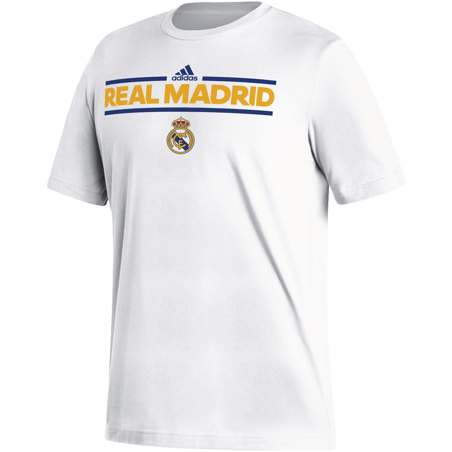 adidas Real Madrid Fresh Tee - White Club Replica White Mens Small - Third Coast Soccer
