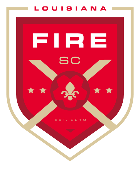 TCS Louisiana Fire Sticker Louisiana Fire Spiritwear Each - Third Coast Soccer