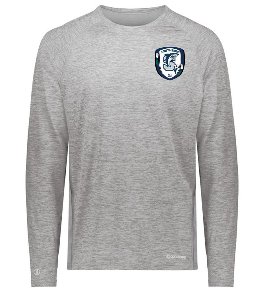 Holloway Southside High LS Practice Shirt Southside High School Athletic Grey Heather Mens Small - Third Coast Soccer