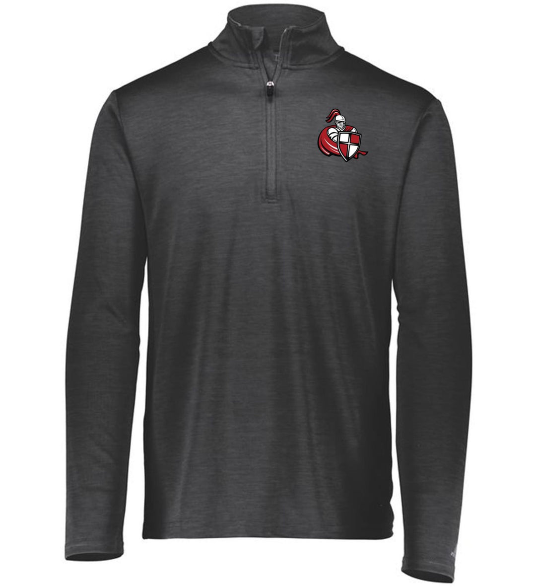 WCU Men's 1/4 Zip Pullover Carey Athletics Black/Stealth Mens Small - Third Coast Soccer