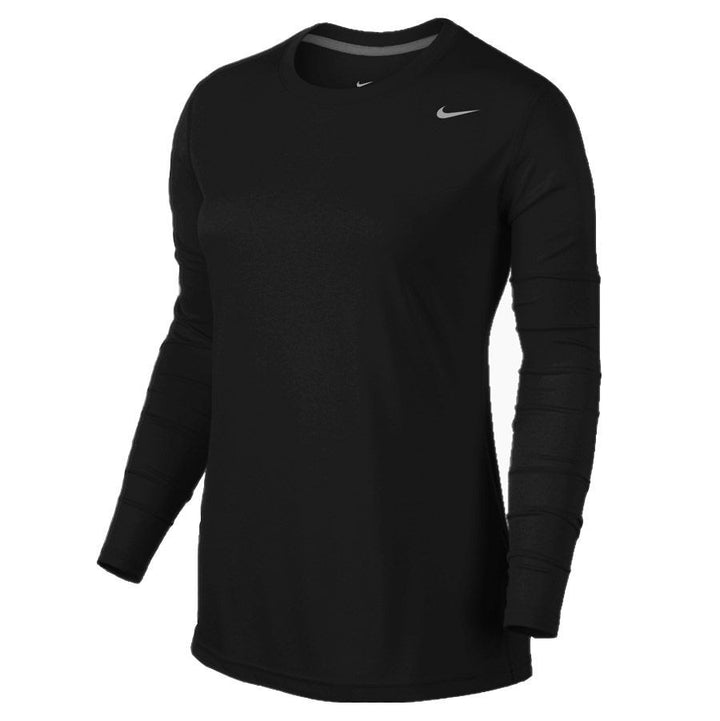 Nike Women's Legend LS Tee Training Wear Black Womens XSmall - Third Coast Soccer