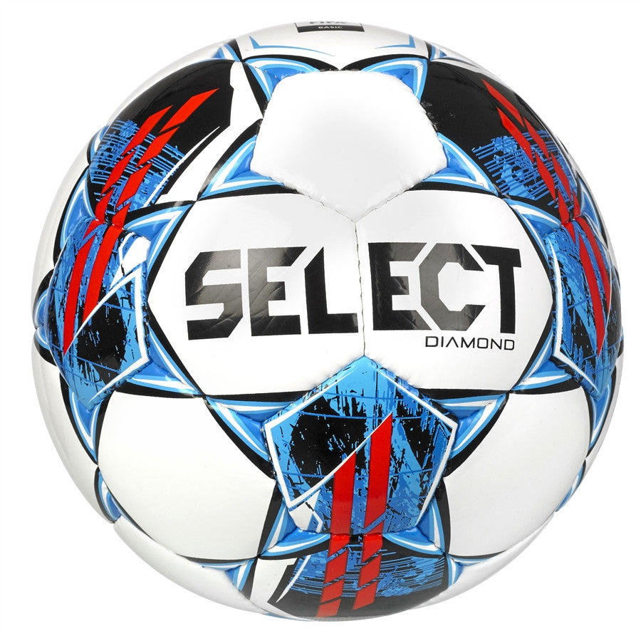 Select Diamond NFHS V22 - White/Blue/Red Balls White/Blue/Red 5 - Third Coast Soccer
