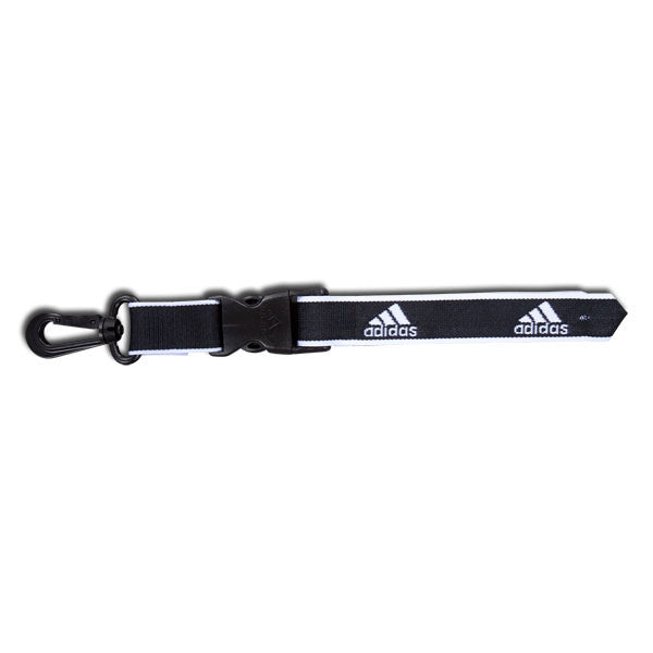 adidas Interval Wrist Lanyard - Black/White Player Accessories Black/White - Third Coast Soccer