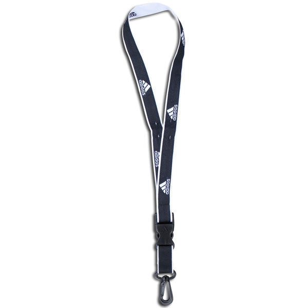 adidas Interval Lanyard - Black/White Player Accessories Black/White - Third Coast Soccer