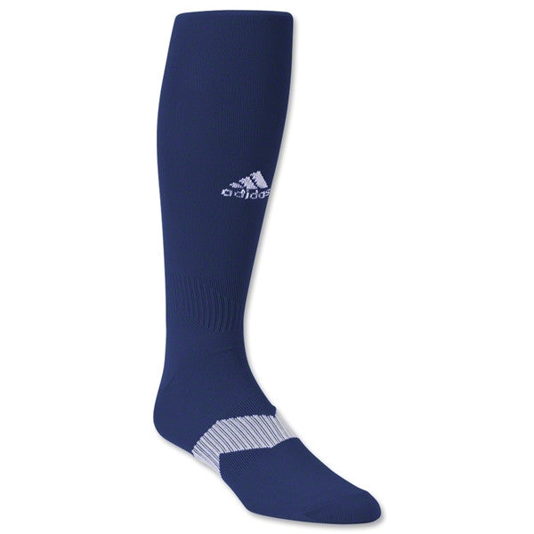 adidas Metro IV Sock - Dark Blue/White Socks   - Third Coast Soccer