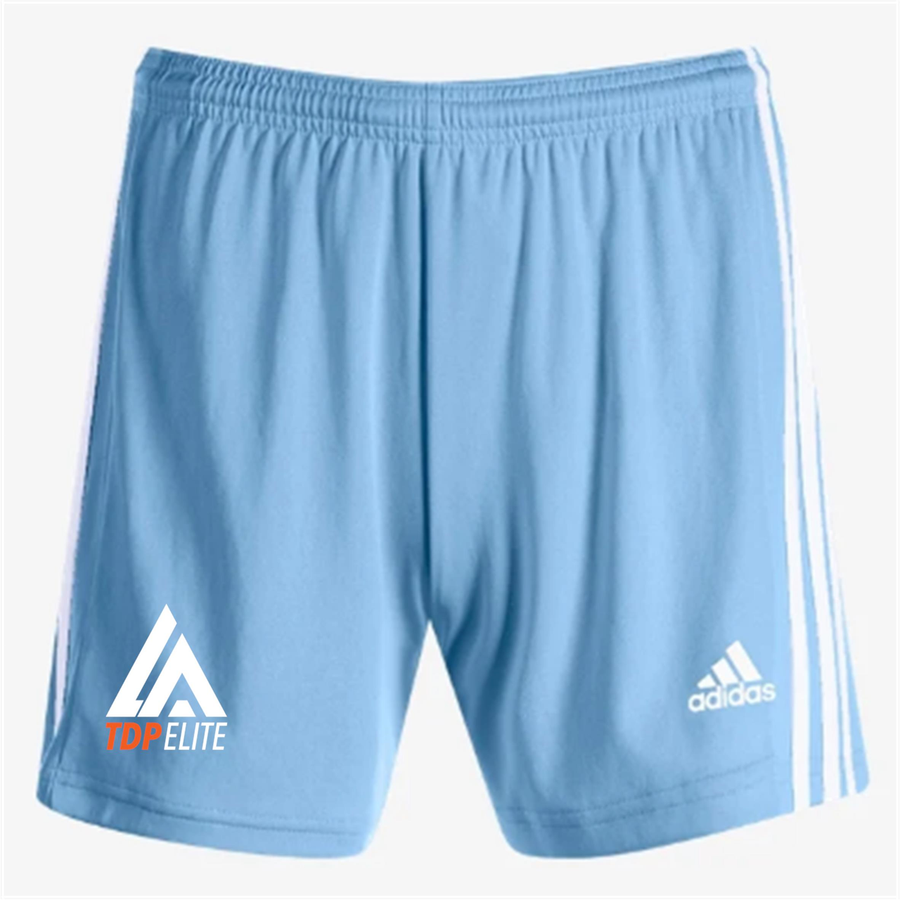 adidas LATDP Youth Squadra 21 Short - Light Blue/White LA TDP Elite Youth XSmall Light Blue/White - Third Coast Soccer